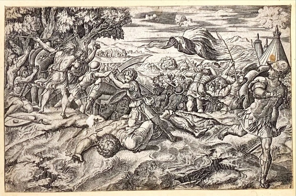 Plate 3. David coupant la tête de Goliath, d'après Raphaël (published)