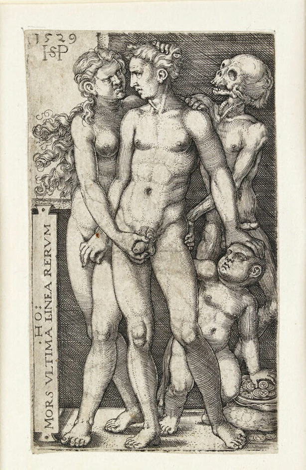 Death and the lascivious couple