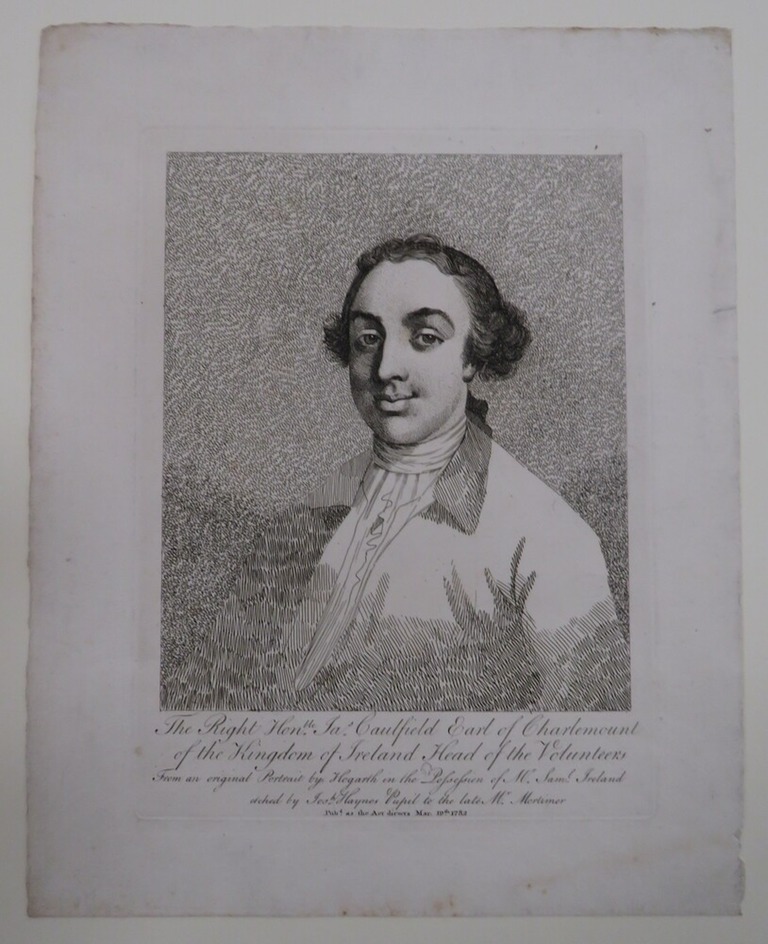 Portrait of The Right Hon James Caulfield, Earl of Charlemount of the Kingdom of Ireland, Head of the Volunteers