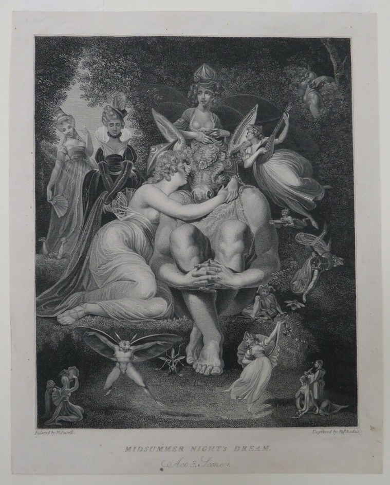 Titania Embracing Bottom, from William Shakespeare’s A Midsummer Night's Dream