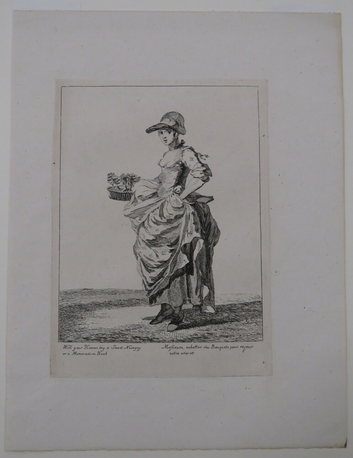 Twelve London Cries: Will your Honour buy a Sweet Nosegay or a Memorandum Book