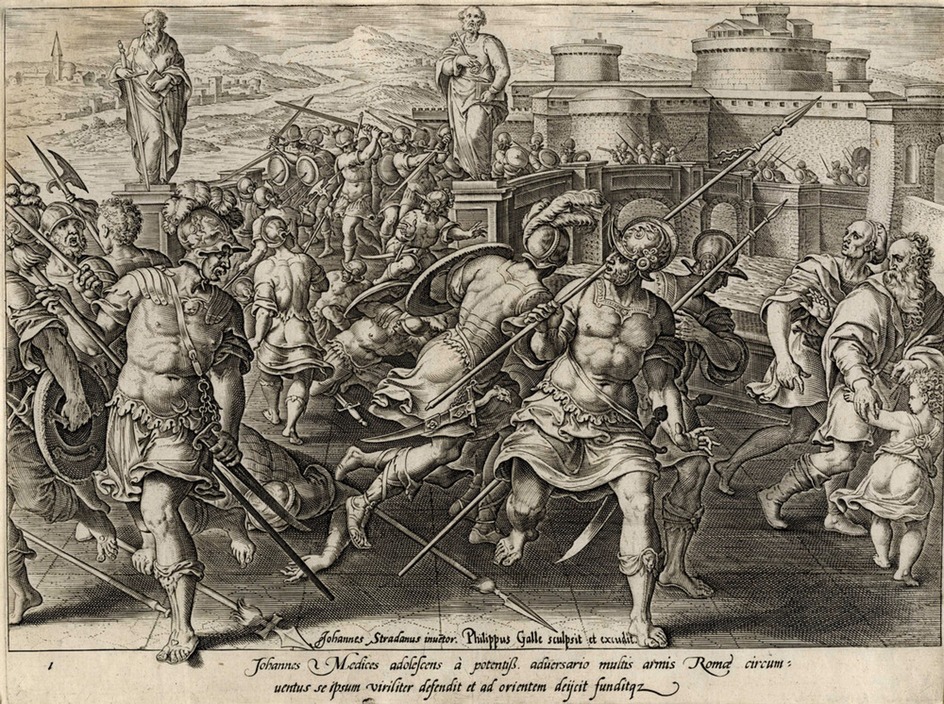 Giovanni de Medici surrounded at Rome