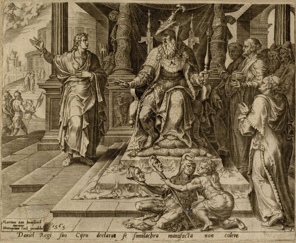 Daniel refusing to worship Bel