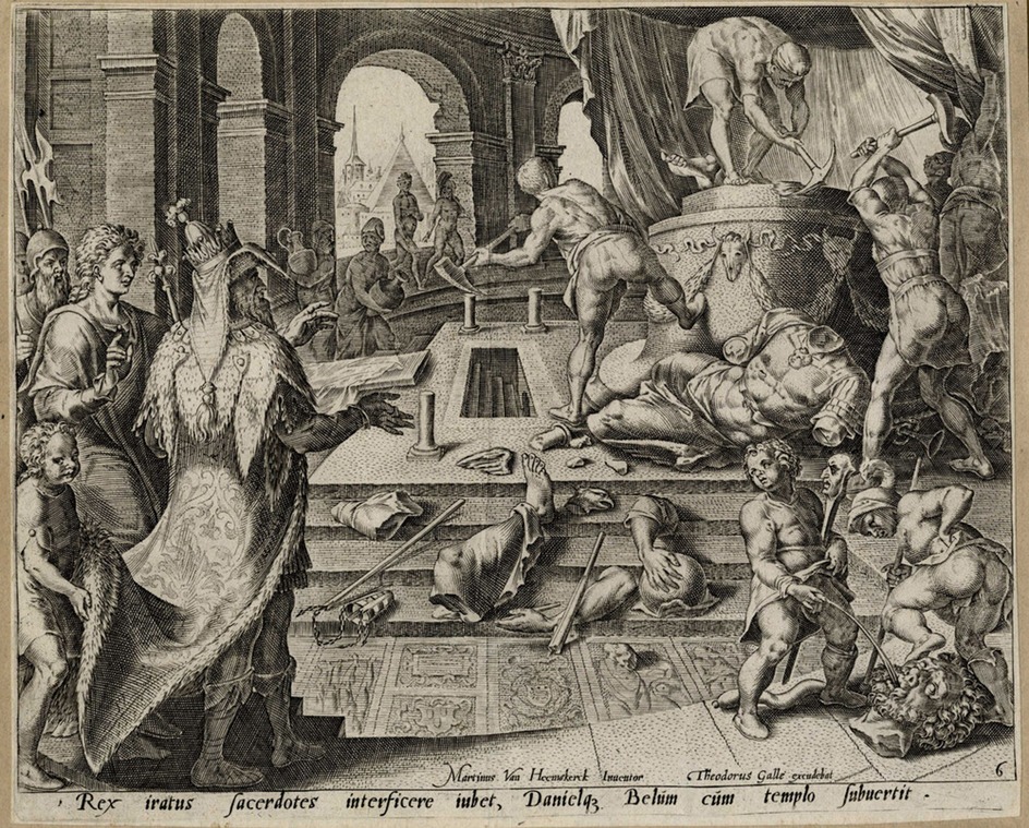 The destruction of the Statue of Bel