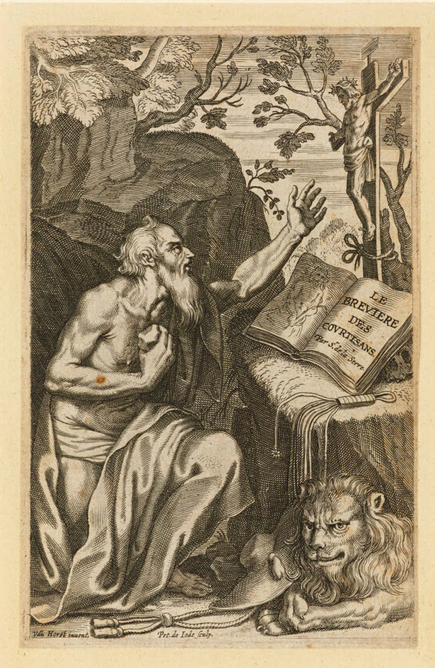 Title-page to Le Bréviaire des courtisans
