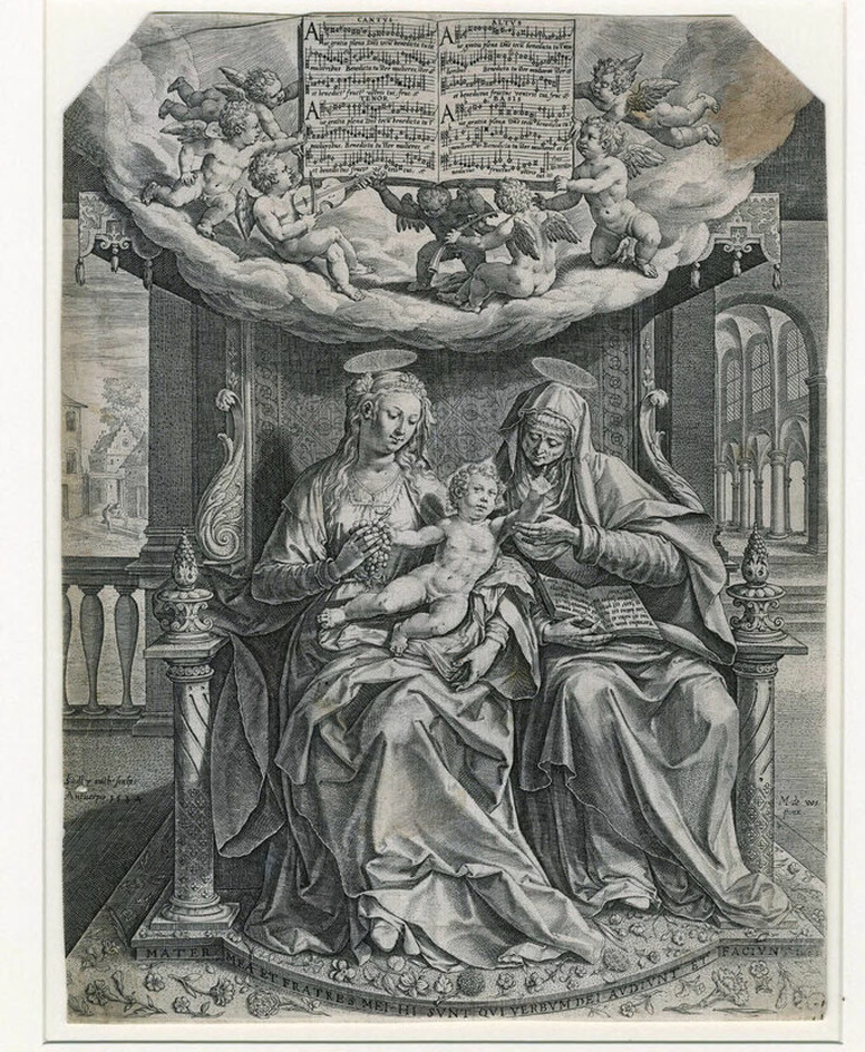 The Virgin and Child with Saint Anne