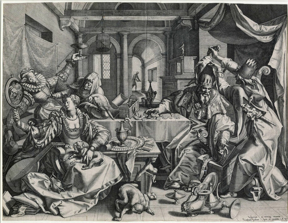 Allegory of wealth, lust and stupidity
