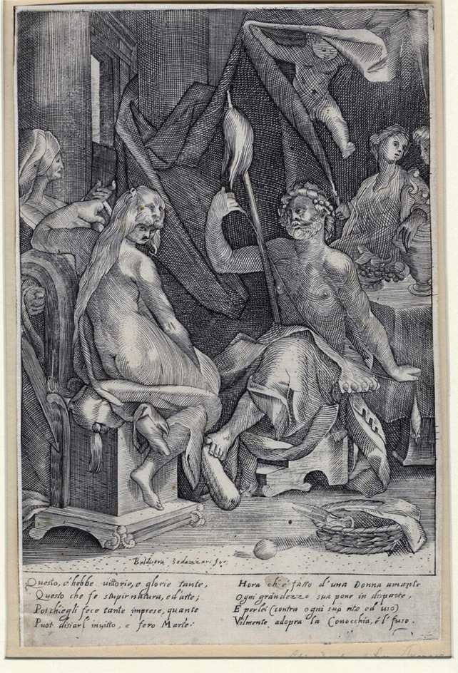 Hercules spinning and Omphale