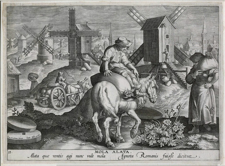 The invention of the wind mill