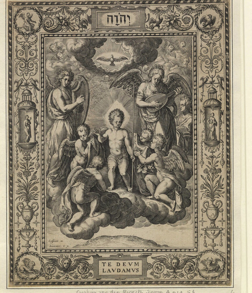 Adoration of the Infant by angels