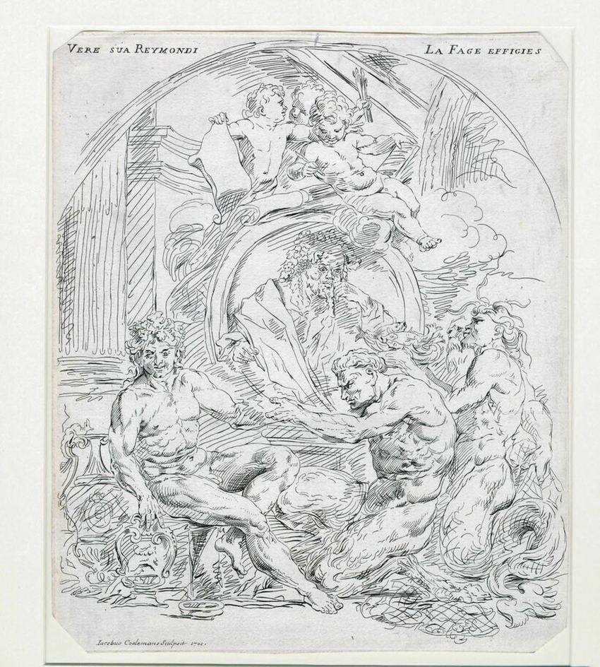 Allegorical self-portrait of the artist