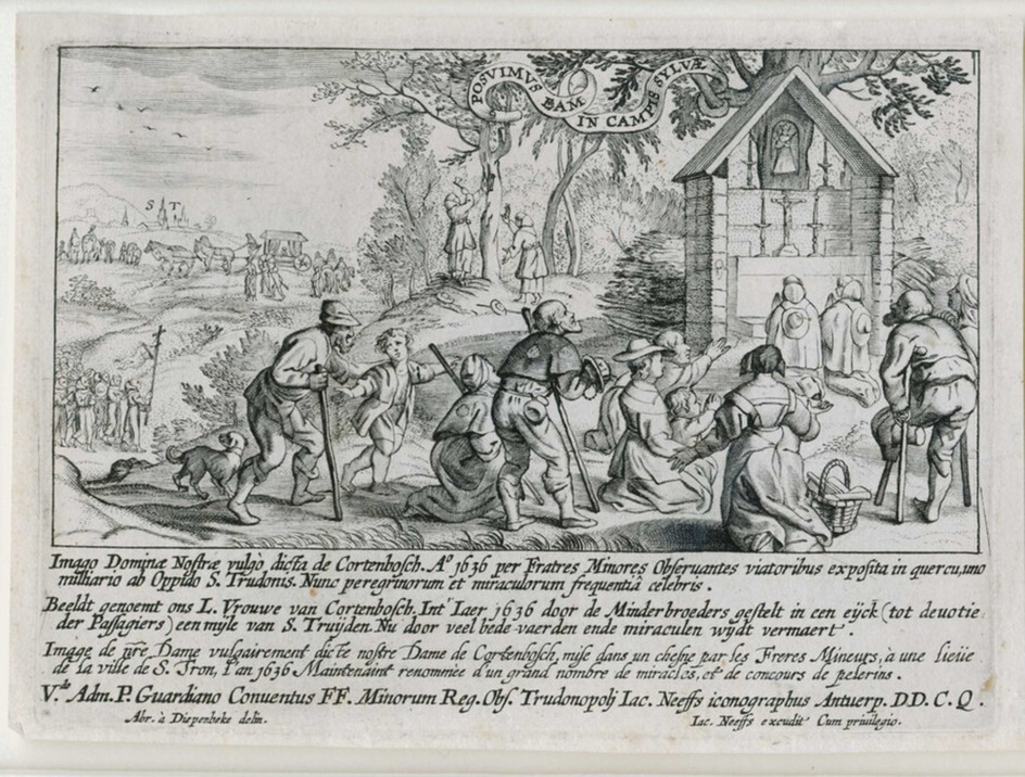 Adoration of an altar in the countryside