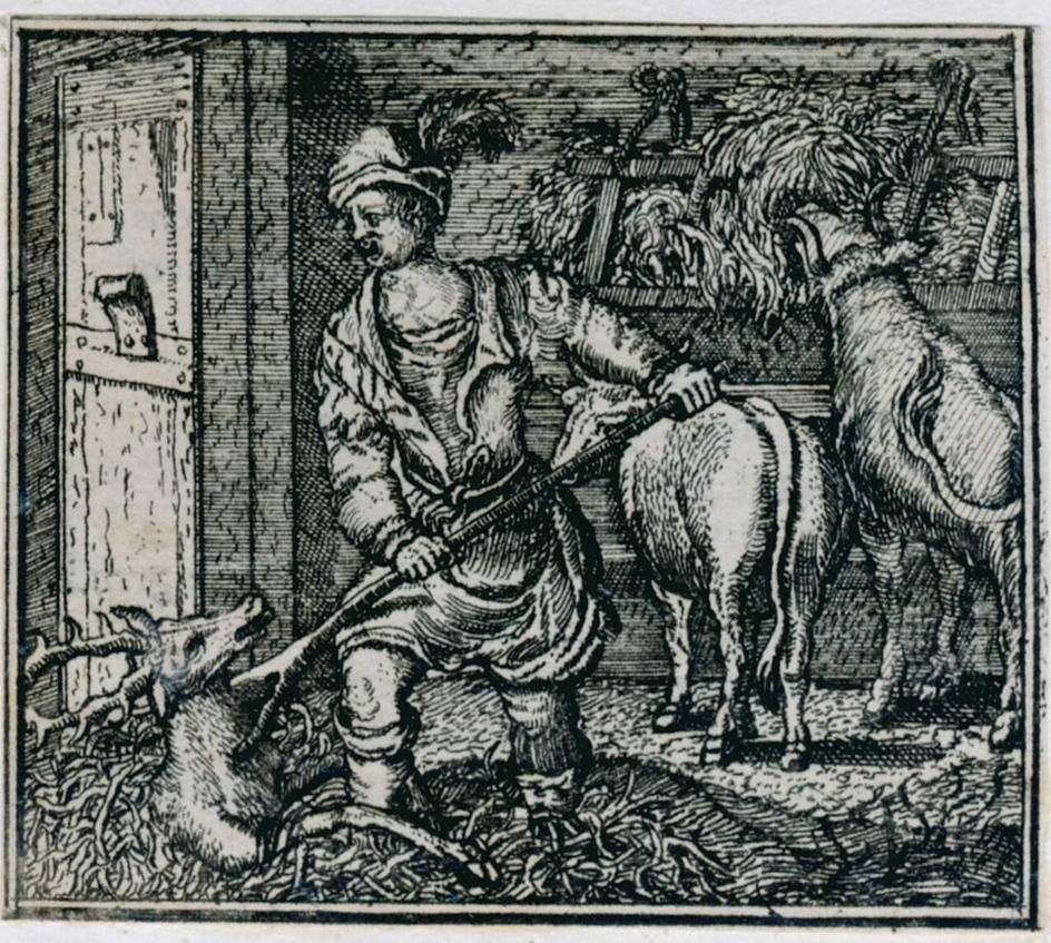 The Stag in the Ox-Stall