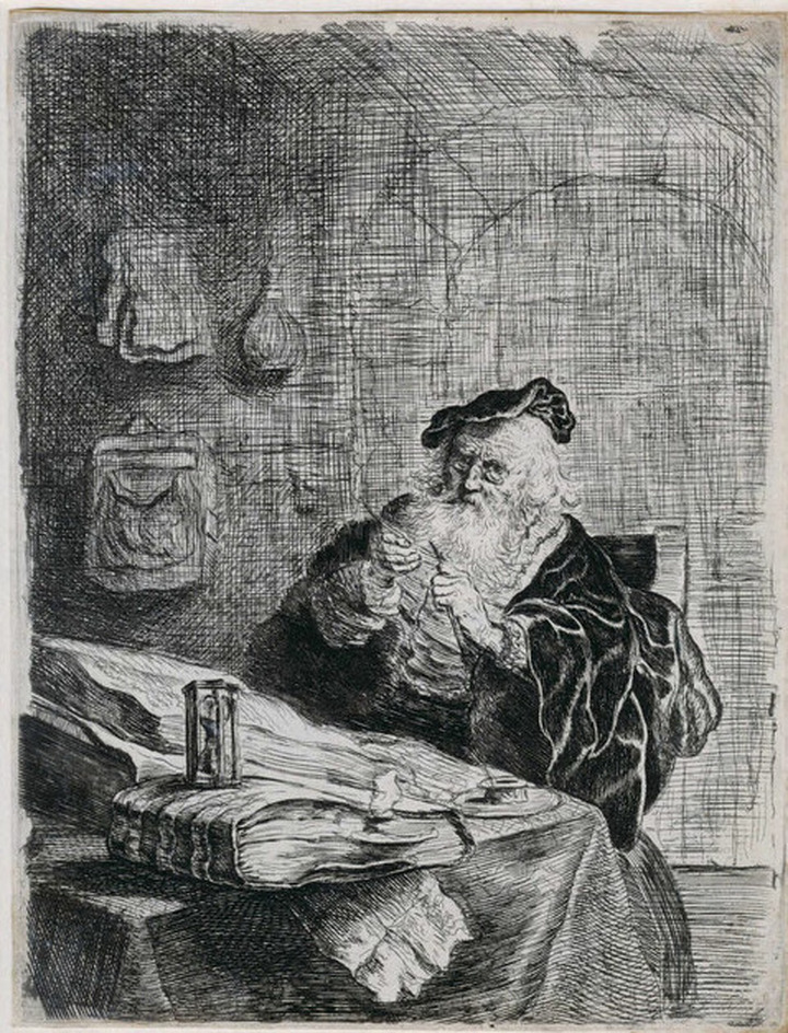 A man with a penknife
