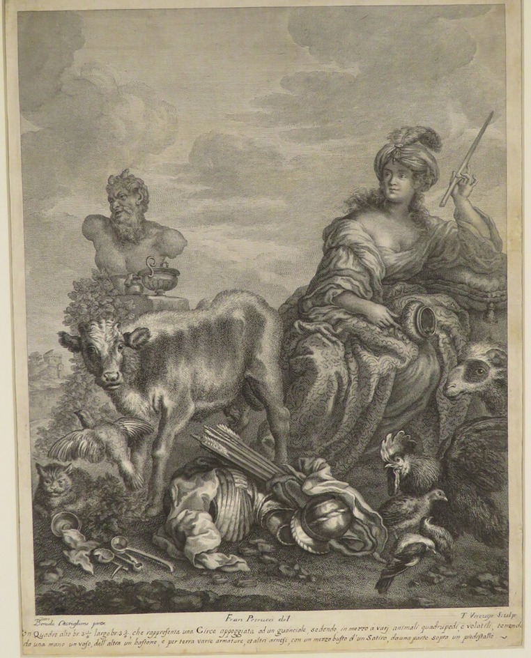 Circe and Ulysses's companions