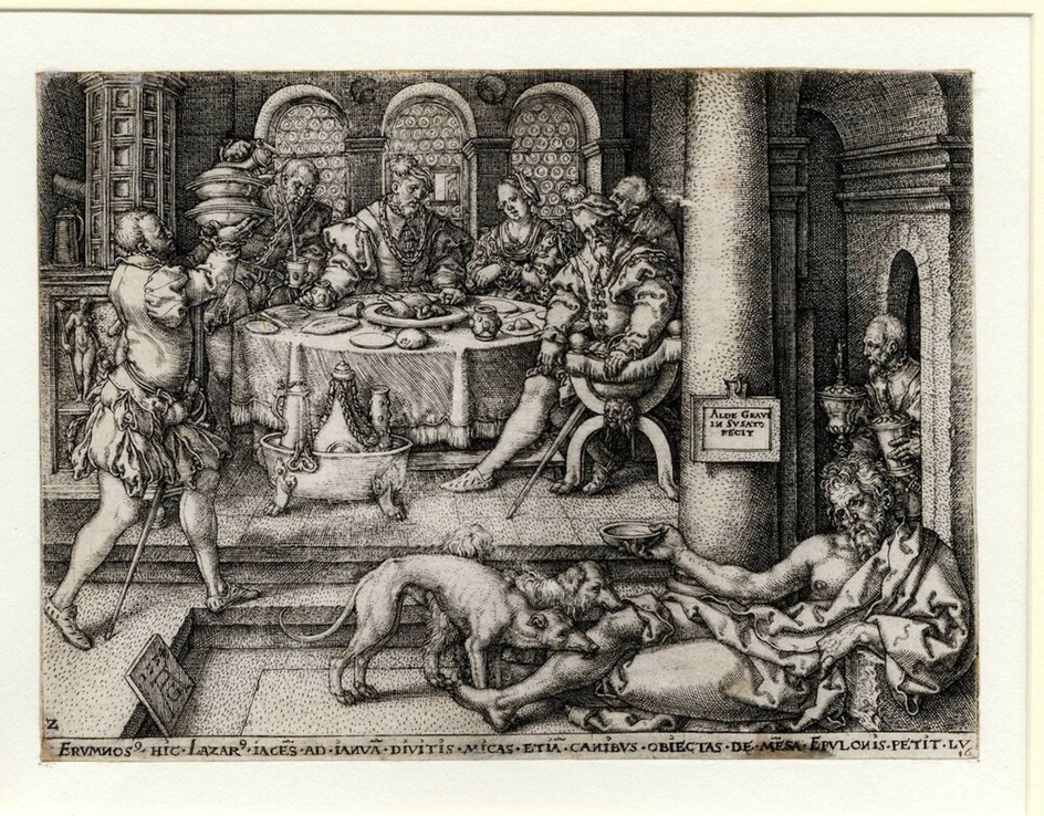 Lazarus at the rich man's gate