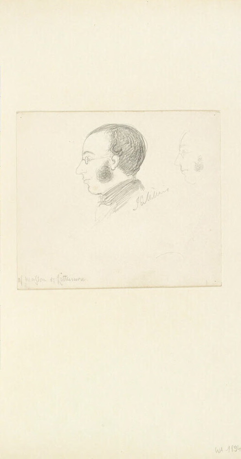Sketch of a Man in Profile