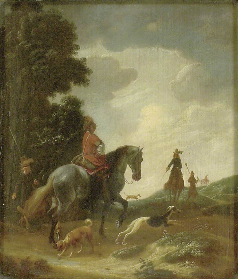 Huntsmen in a Landscape