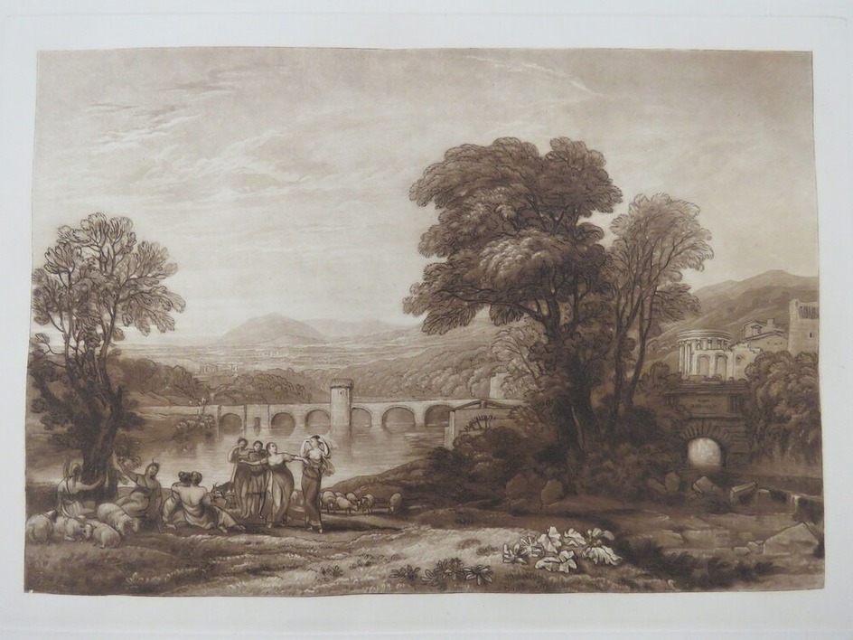 Apuleia in Search of Apuleius, from the Unpublished Plates of the Liber Studiorum | The Premuim Landscape (descriptive)
