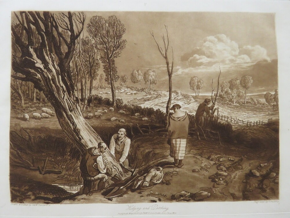 Hedging and Ditching, from the Liber Studiorum