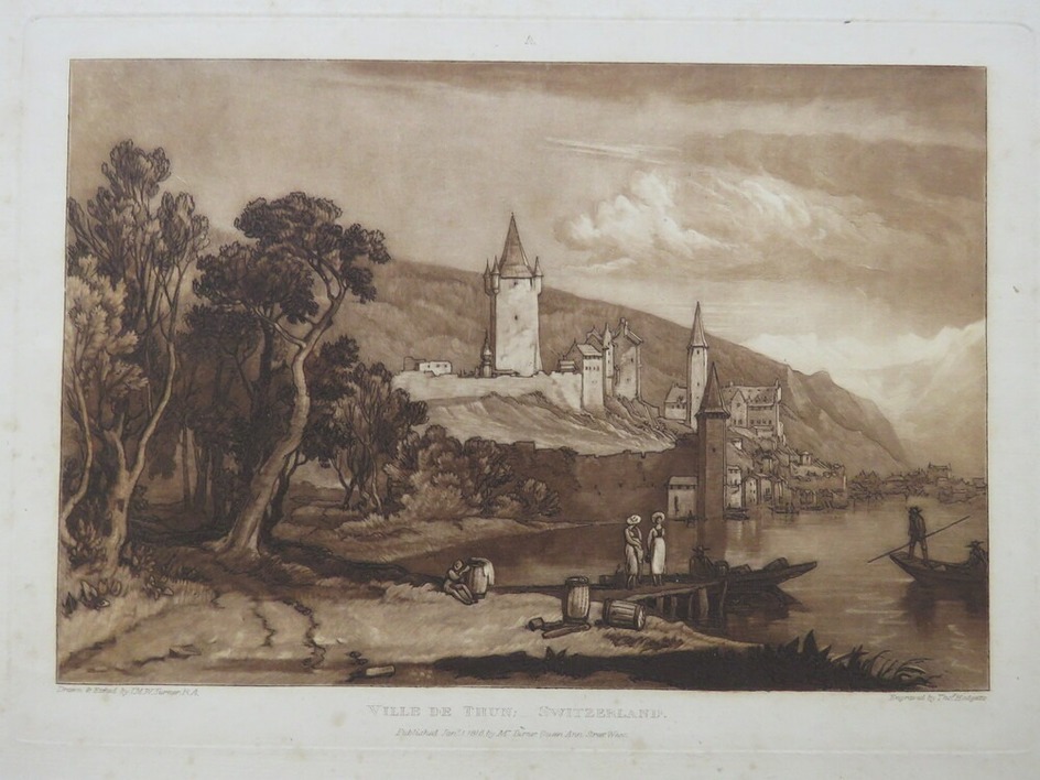 Ville de Thun, from the Liber Studiorum