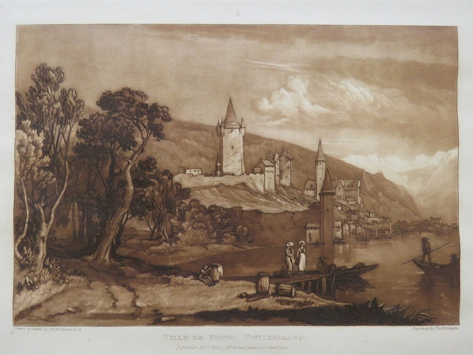 Ville de Thun, from the Liber Studiorum