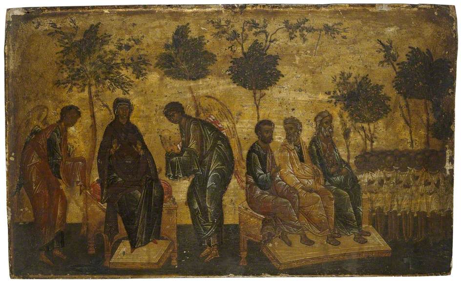 Icon of The Just in Paradise