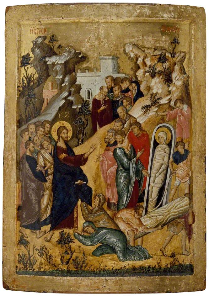 Icon of The Raising of Lazarus