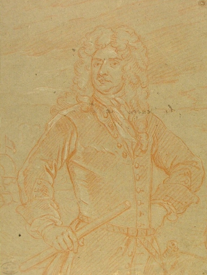 Portrait of Sir Stafford Fairborne, after Kneller