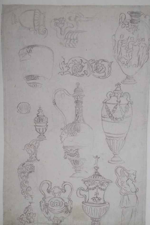 Sketches of Renaissance ornaments