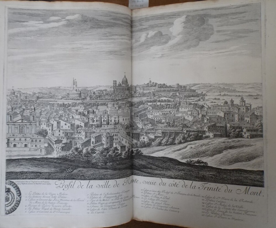 View of Rome from a hill
