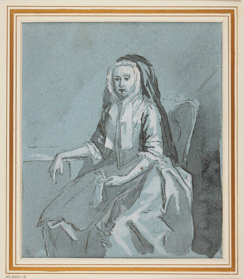 Study of a seated lady
