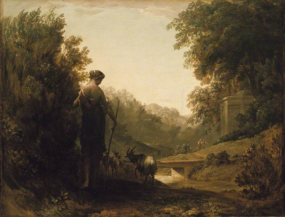 Classical Landscape with a Goatherd