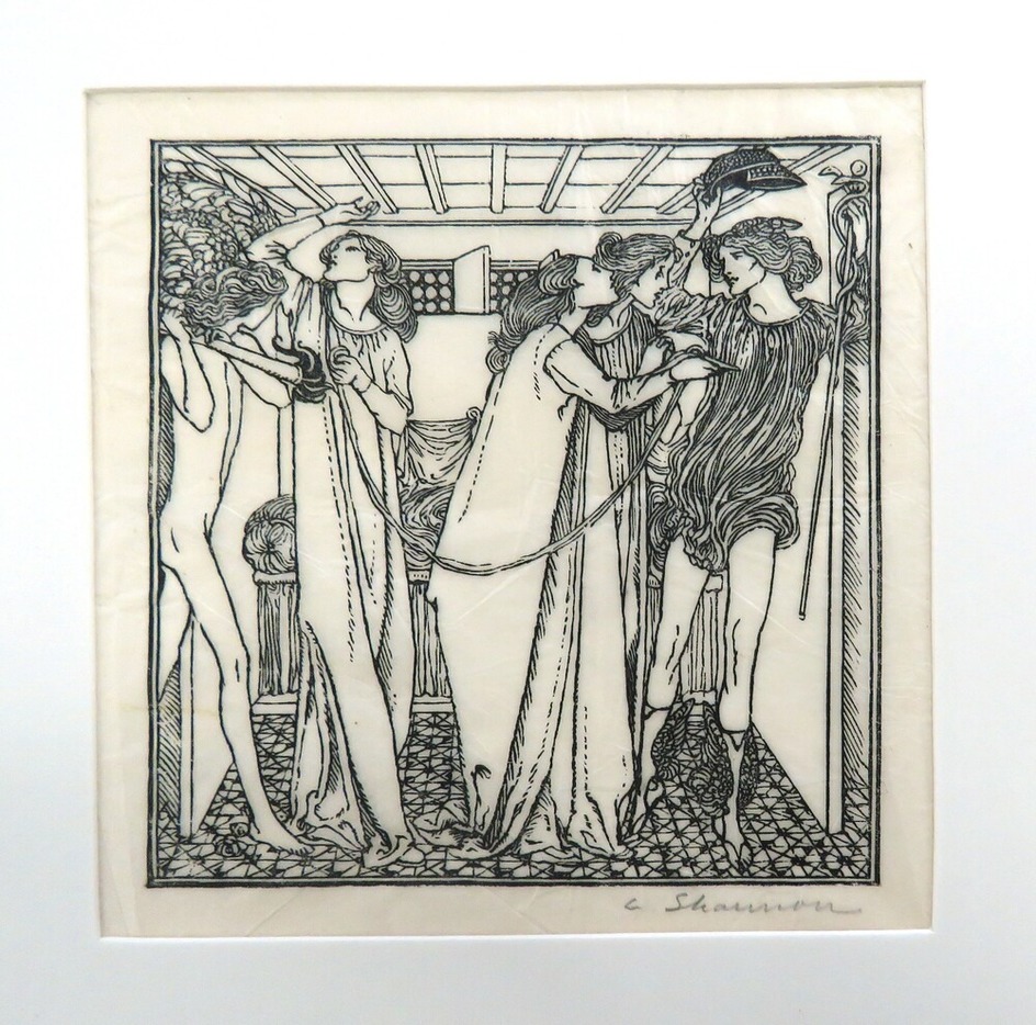 Hermes, Eros and possibly Chloe | Untitled (descriptive)