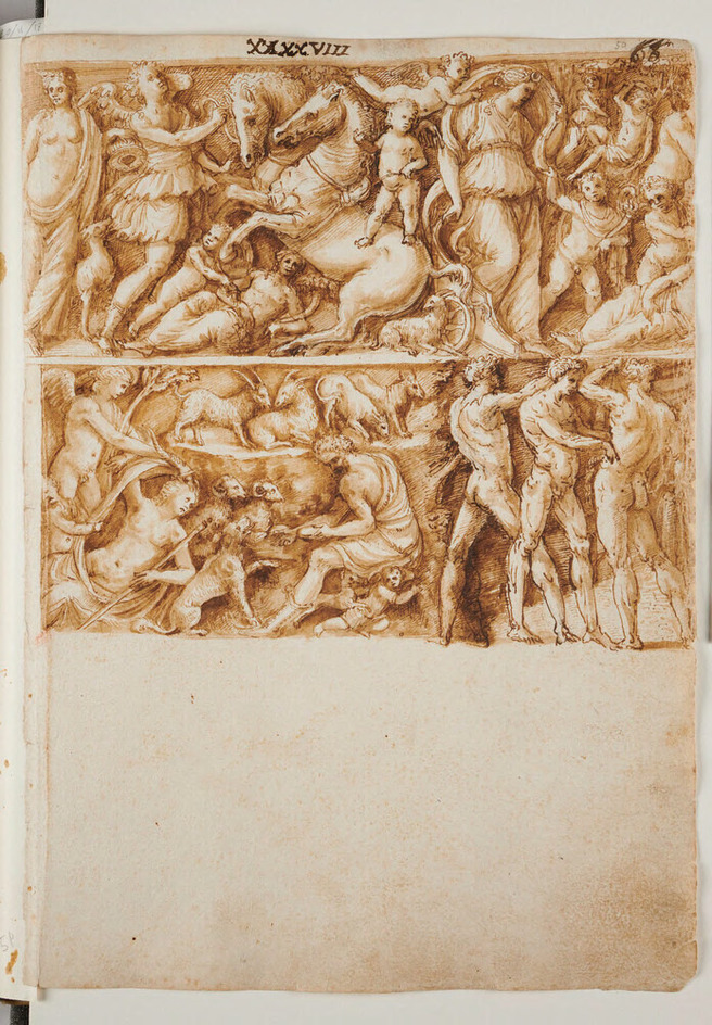 Recto: The myth of Endymion and Selene 
Verso: Blank
