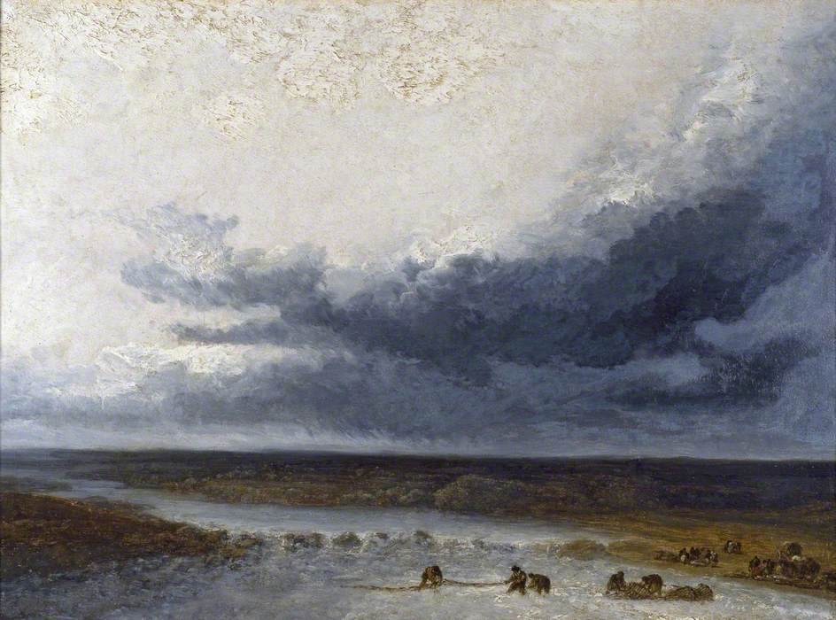 Landscape with Fishermen at the Mouth of a River