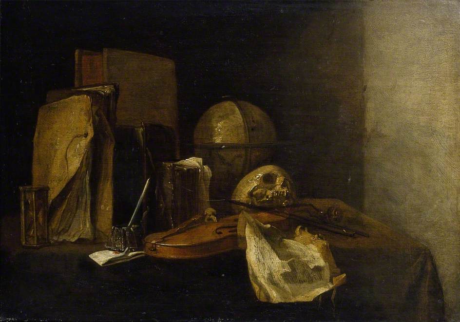 Vanitas Still Life with a Violin