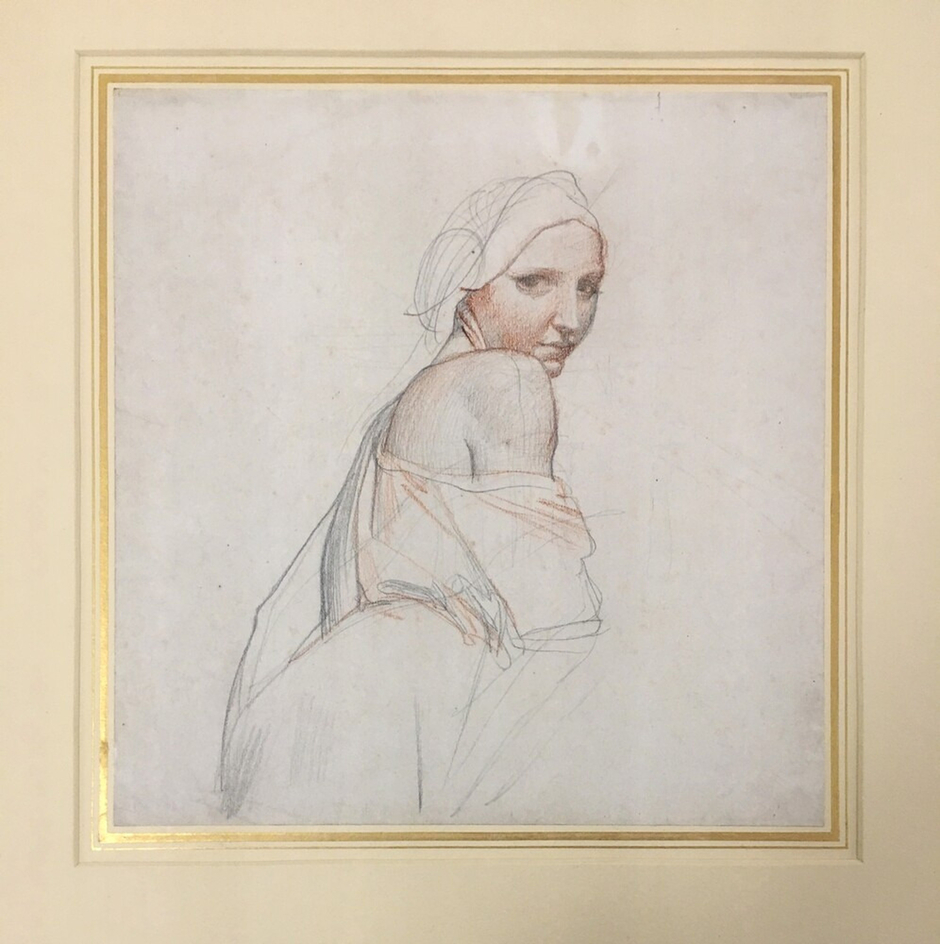 A Woman looking over her Shoulder