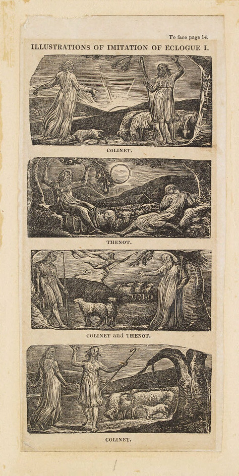 Illustrations of Imitation of Eclogue I: Colinet