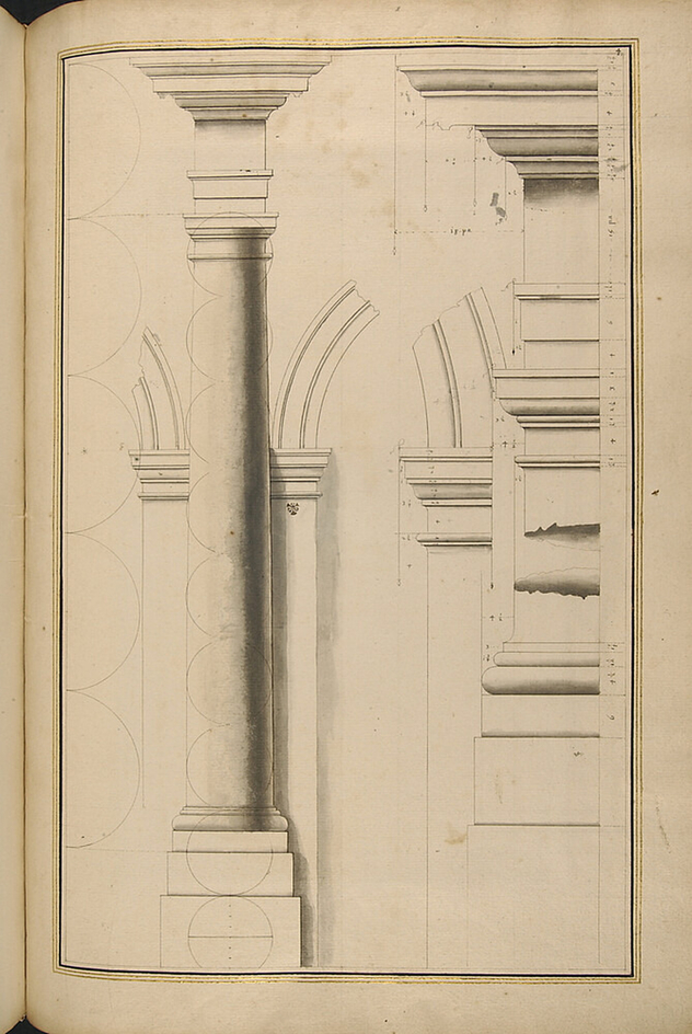 Various details of the Doric order