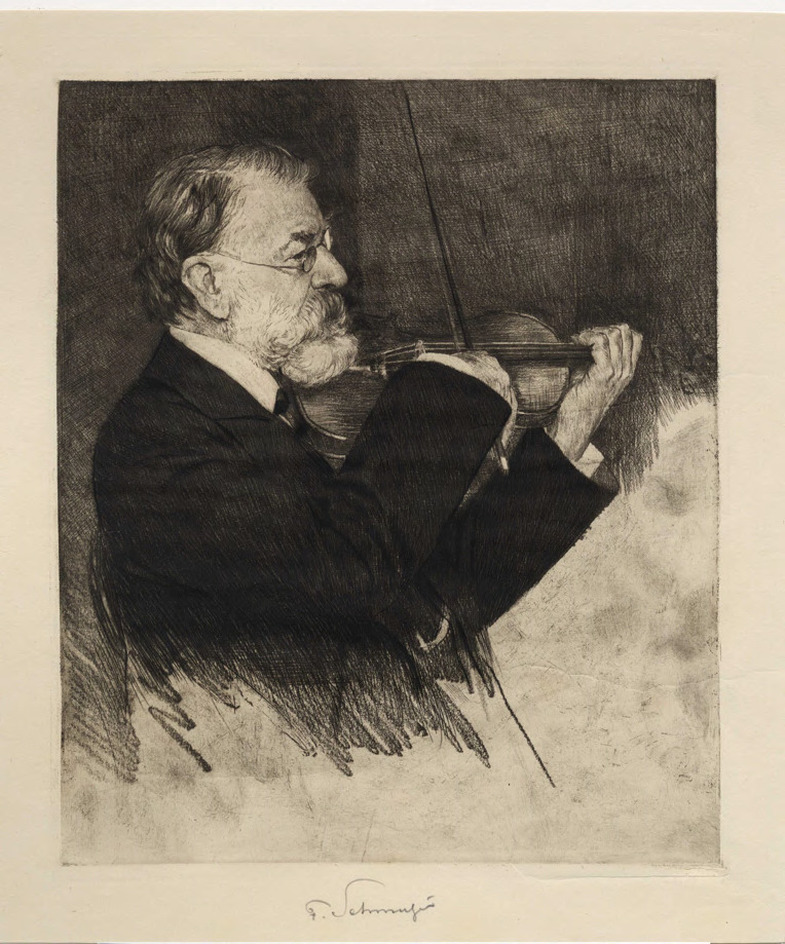 Portrait of Joseph Joachim