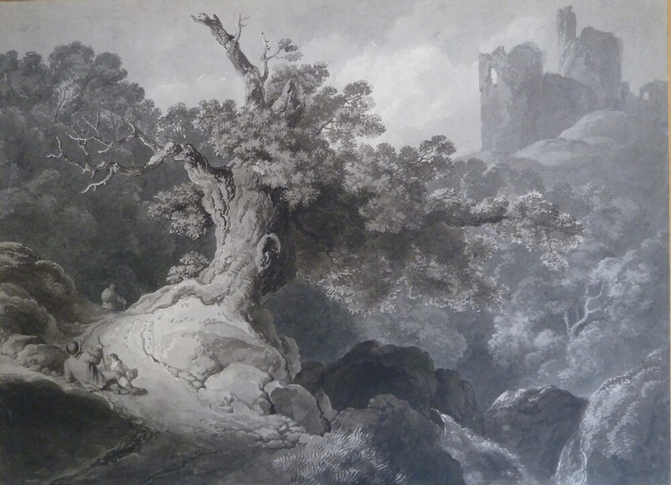 Wooded Landscape with a Ruined Castle