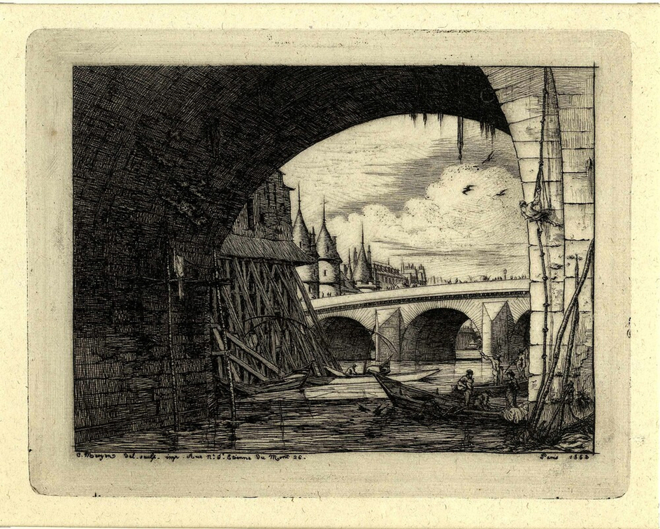 L'arche du Pont Notre-Dame