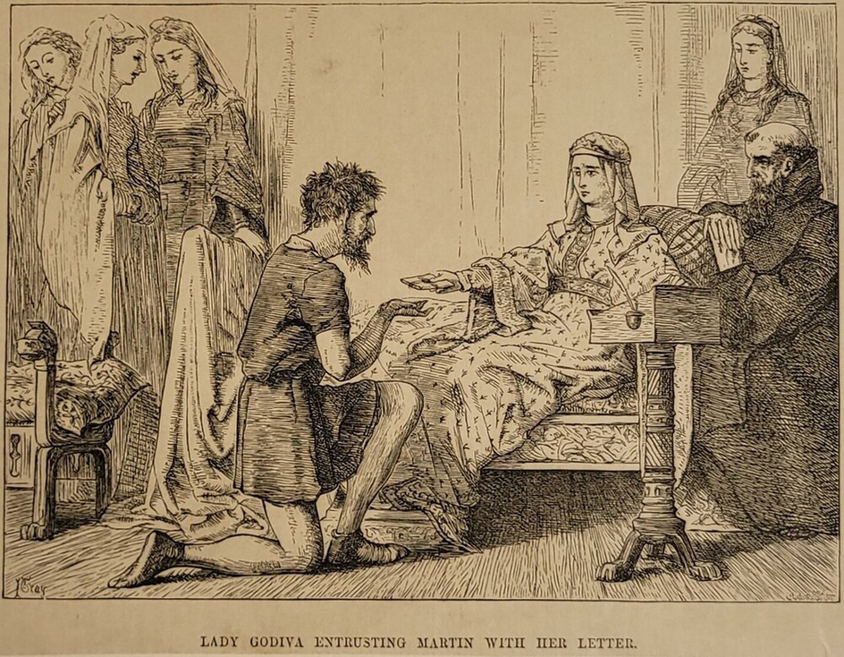 Lady Godiva Entrusting Martin with Her Letter