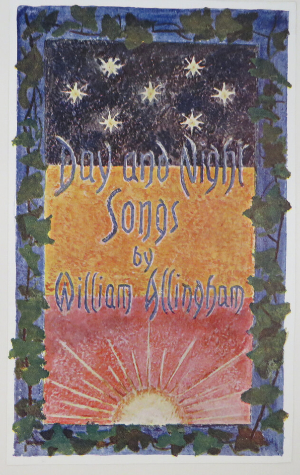 Illustration for the cover of 'Day and Night Songs' by William Allingham
