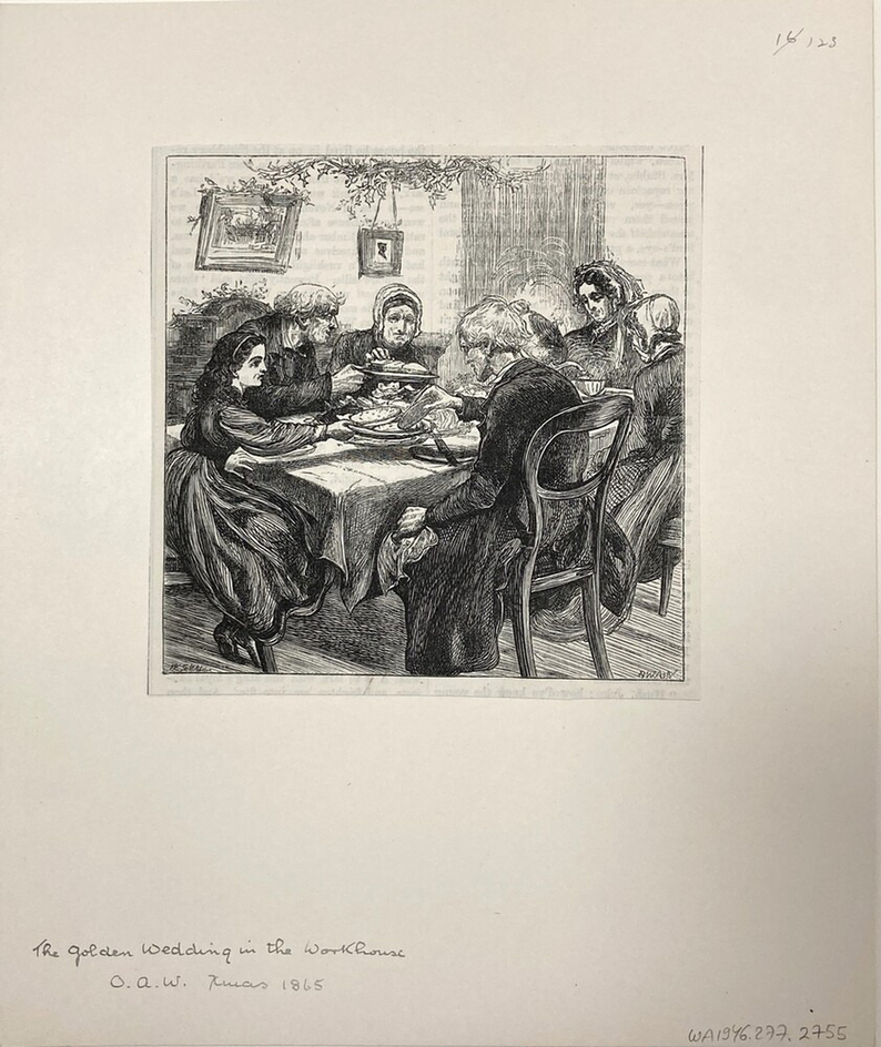 Scene from 'The Golden Wedding in the Workhouse'
