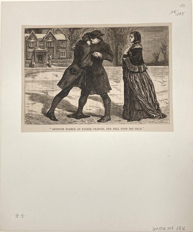'GRIFFITH RUSHED AT FATHER FRANCIS, AND FELL UPON HIS NECK.'