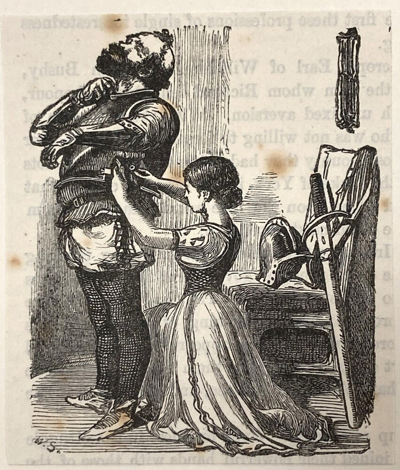 Sketch for initial letter ' I '