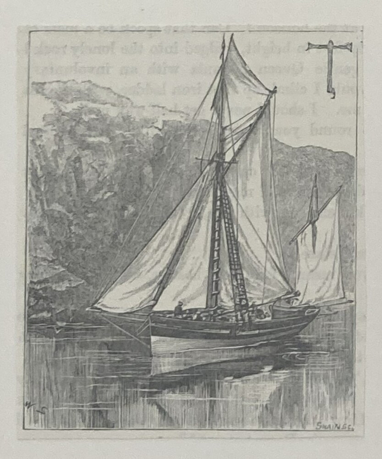 Sketch for initial letter ' T '