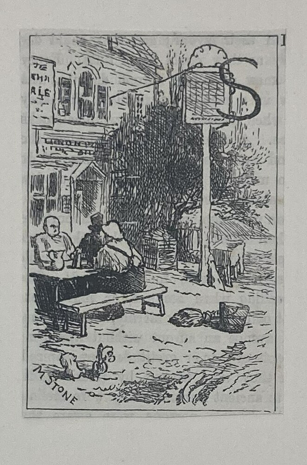 Sketch for initial letter ' S '